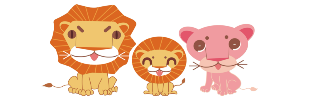 小老虎和小狮子